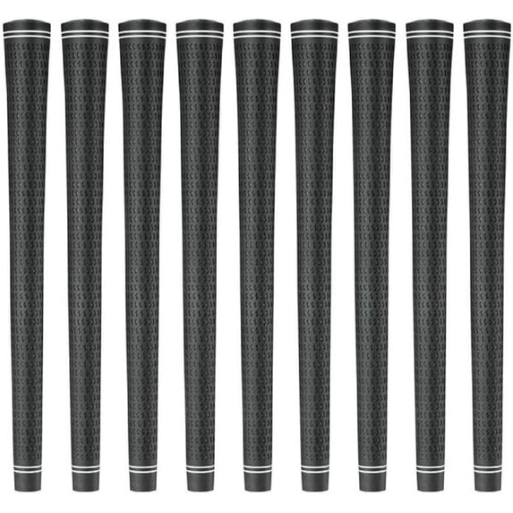 Karma Revolution Black Jumbo Plus (+1/8") 9 Piece Golf Grip Set