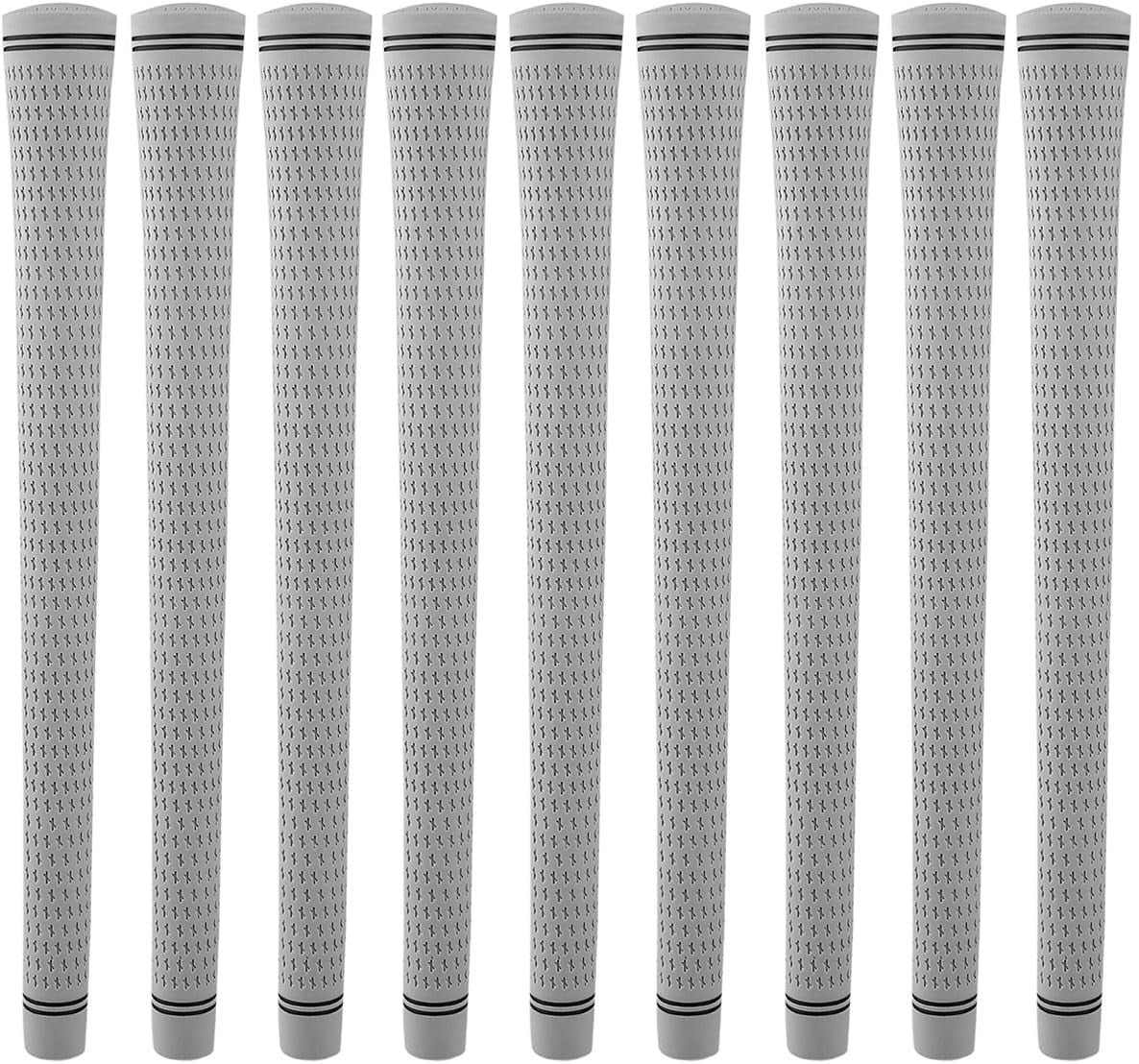 Karma Revolution Gray Jumbo (+1/16") 9 Piece Golf Grip Set