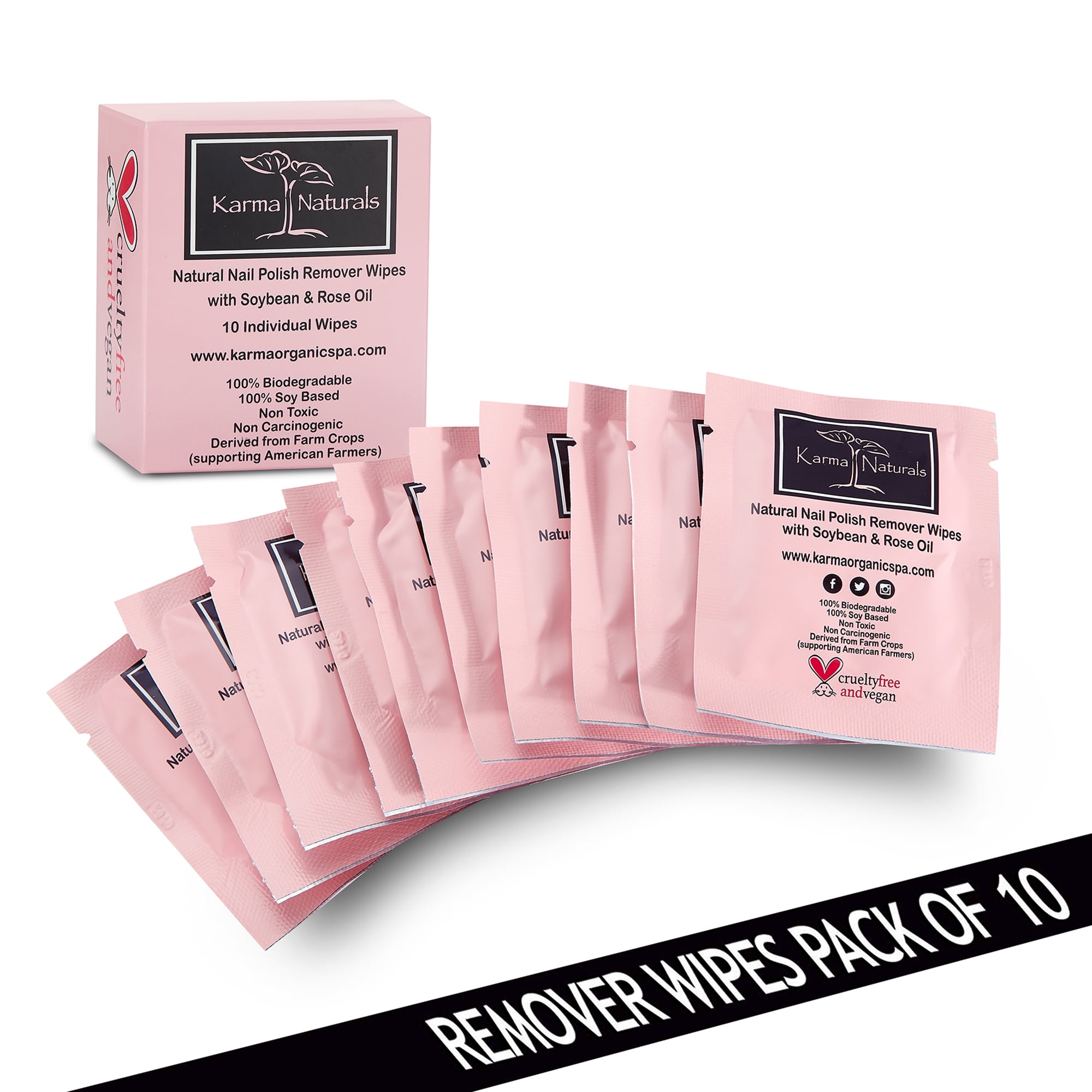 Karma Organic Nail Polish Remover Wipes