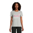 thumbnail image 1 of Karma Short Sleeve Heather Grey Women's T-Shirt, 1 of 5