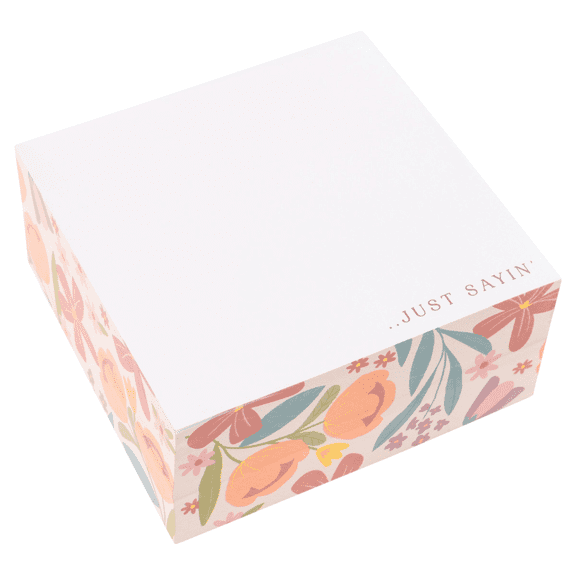Karma Sunset Floral Block Note Pad