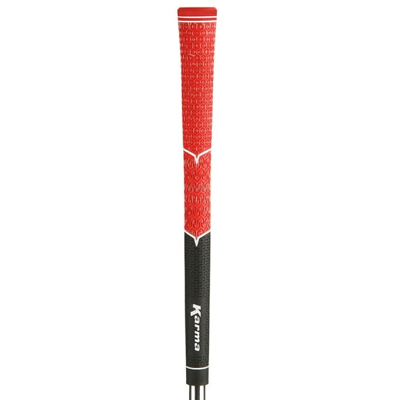 Karma V-Cord Black/Red Standard - 25 Piece Golf Grip Bundle