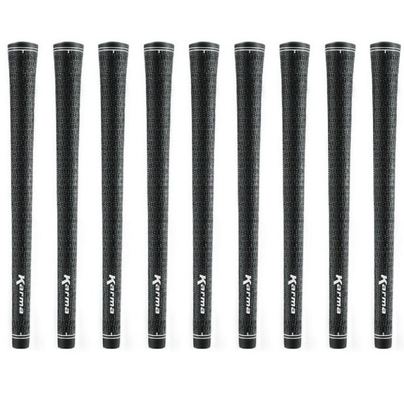 Karma Velour Full Cord 9 Piece Standard Golf Grip Bundle