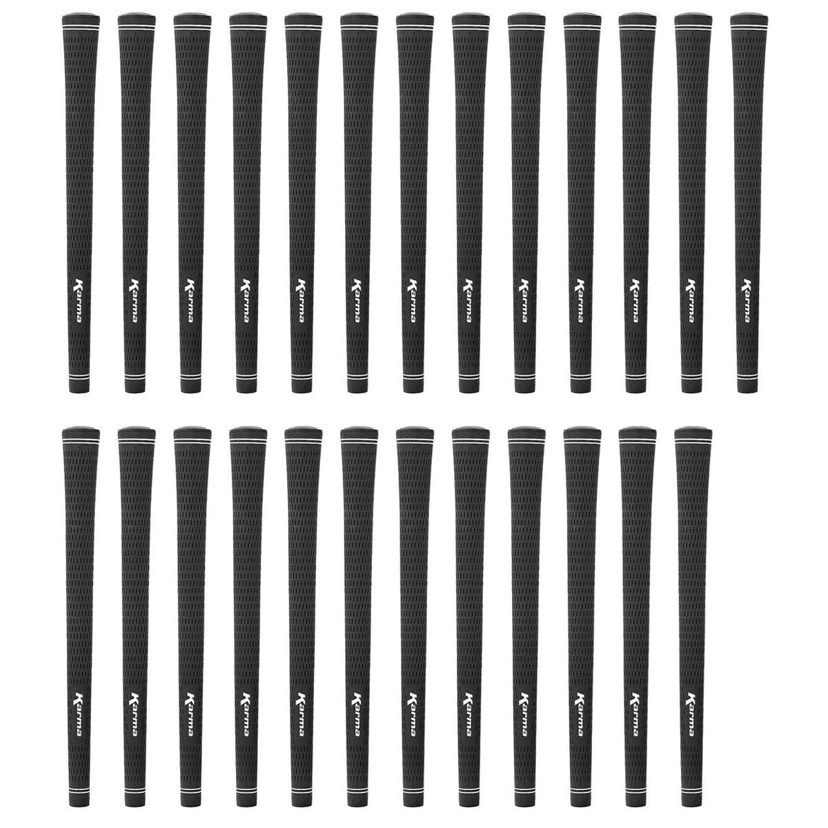Karma Velour Junior Black 25 Piece Golf Grip Bundle