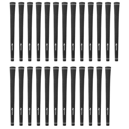 Karma Velour Midsize Black (+1/32) 25 Piece Golf Grip Bundle