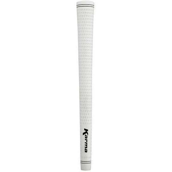 Karma Velour Midsize White (+1/32") Golf Grips
