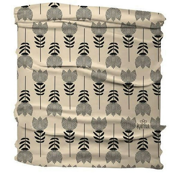 Karma Vintage Tulip Headband for Women Elegant Floral Hair Accessory, 1 Pack