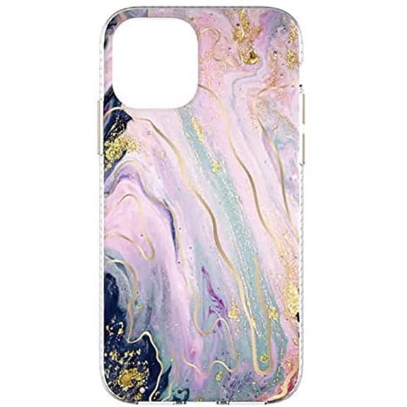 Karma by Body Glove Clear with Black Stripes Case - iPhone 11 (Marble Glitter, iPhone 11)