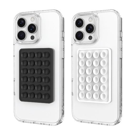 Karma by Body Glove Phone Suction Mount, 2 Pack - White, Black