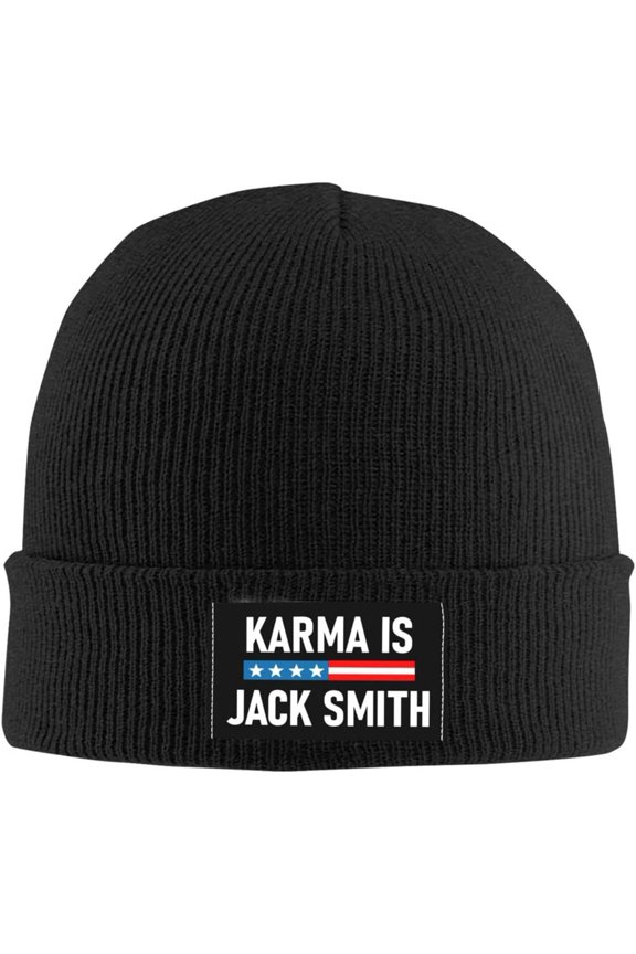 Karma is Jacks Smith Beanie Knit Women Men Winter Warm Cap