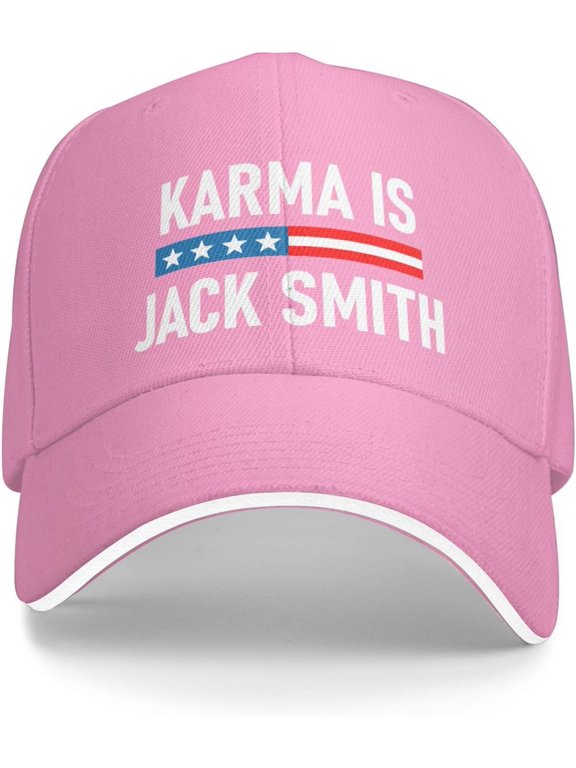 Karma is Jacks Smith Trucker Hat Baseball Cap Funny Outdoor Travel Dad Caps