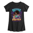 thumbnail image 1 of Karma's World - Better Together - Toddler And Youth Girls Fitted Short Sleeve Graphic T-Shirt, 1 of 4