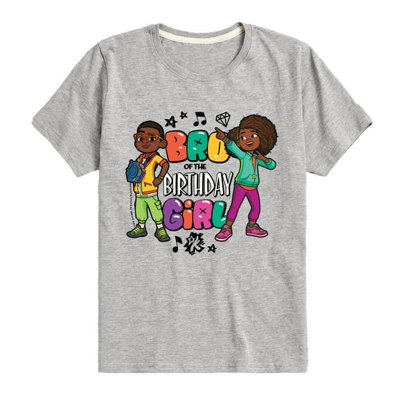 Karma's World - Birthday Girl Bro - Toddler And Youth Short Sleeve Graphic T-Shirt