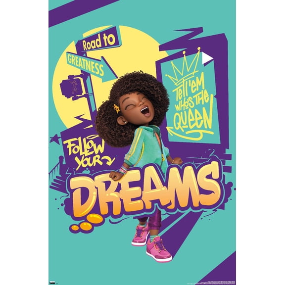 Karma's World - Follow Your Dreams Wall Poster, 14.725" x 22.375"