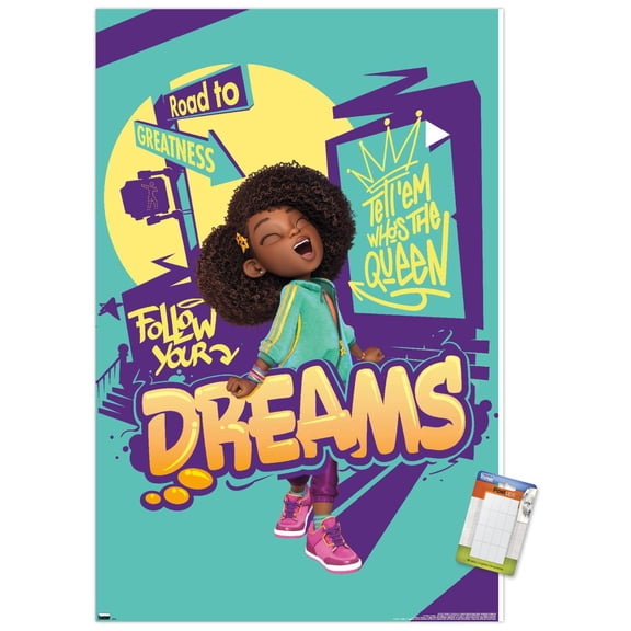 Karma's World - Follow Your Dreams Wall Poster, 22.375" x 34"
