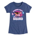 thumbnail image 1 of Karma's World - Girl Group - Slumber Party Squad - Toddler & Youth Girls Short Sleeve Graphic T-Shirt, 1 of 5