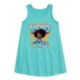 thumbnail image 1 of Karma's World - Graffiti Art - Toddler and Youth Girls A-line Dress, 1 of 3
