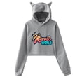 thumbnail image 1 of Karma's World Hoodie Sweatshirts Crop top Printing Comedy for Girls Cat Ear Youth Clothes Casual, 1 of 2