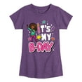thumbnail image 1 of Karma's World - Its My Bday - Toddler And Youth Girls Fitted Short Sleeve Graphic T-Shirt, 1 of 4