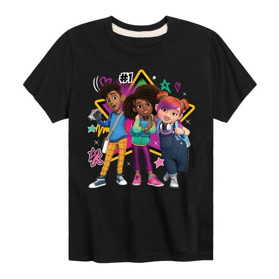 Karma's World - Karma And Friends Star - Toddler And Youth Short Sleeve Graphic T-Shirt