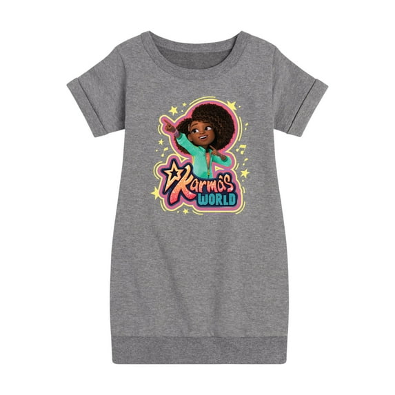 Karma's World - Karma Art - Toddler And Youth Girls Fleece Dress