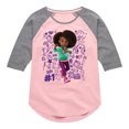 thumbnail image 1 of Karma's World - Karma Notebook - Toddler And Youth Girls Raglan Graphic T-Shirt, 1 of 3