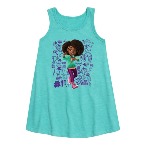 Karma's World - Karma Notebook - Toddler and Youth Girls A-line Dress
