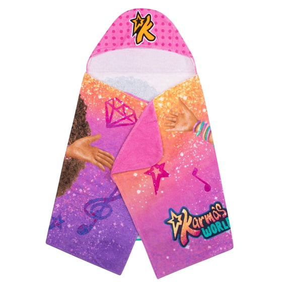 Karma's World Kids Hooded Towel, 100% Cotton