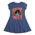 thumbnail image 1 of Karma's World - Love What You Love - Toddler And Youth Girls Fit And Flare Dress, 1 of 4