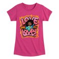 thumbnail image 1 of Karma's World - Love What You Love - Toddler And Youth Girls Short Sleeve Graphic T-Shirt, 1 of 5