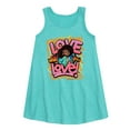 thumbnail image 1 of Karma's World - Love What You Love - Toddler and Youth Girls A-line Dress, 1 of 3