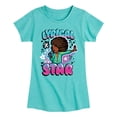 thumbnail image 1 of Karma's World - Lyrical Star Graffiti Style - Toddler & Youth Girls Short Sleeve Graphic T-Shirt, 1 of 5