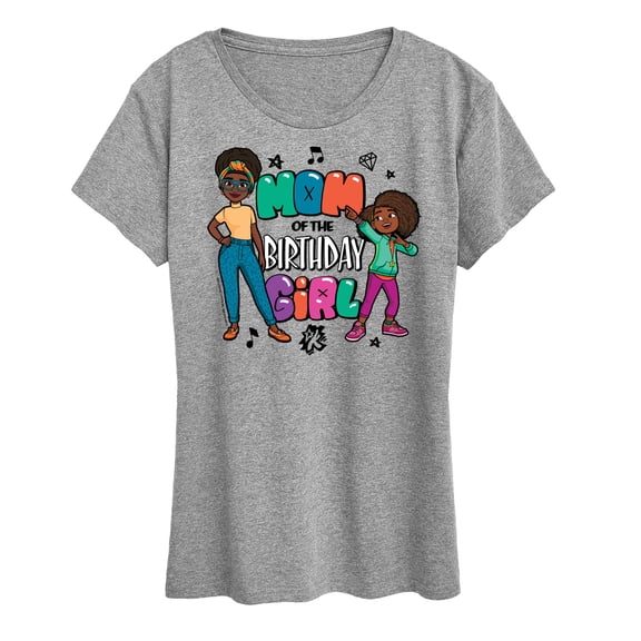 Karma's World - Mom of the Birthday Girl - Women's Short Sleeve Graphic T-Shirt