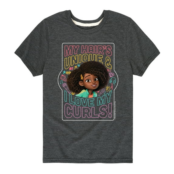 Karma's World - My Hairs Unique - Toddler And Youth Short Sleeve Graphic T-Shirt