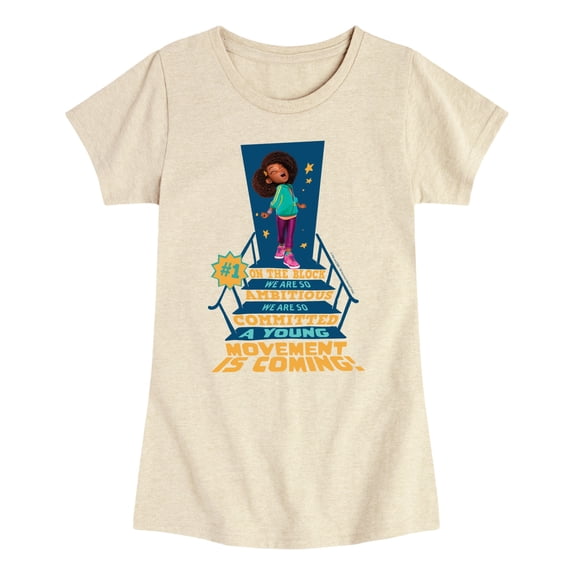 Karma's World - Number One On The Block - Toddler And Youth Girls Fitted Short Sleeve Graphic T-Shirt
