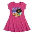 thumbnail image 1 of Karma's World - Our Super Power - Toddler And Youth Girls Fit And Flare Dress, 1 of 4