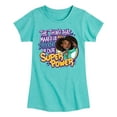 thumbnail image 1 of Karma's World - Our Super Power - Toddler And Youth Girls Fitted Short Sleeve Graphic T-Shirt, 1 of 5
