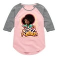 thumbnail image 1 of Karma's World - Swag Is Swag - Toddler And Youth Girls Raglan Graphic T-Shirt, 1 of 4