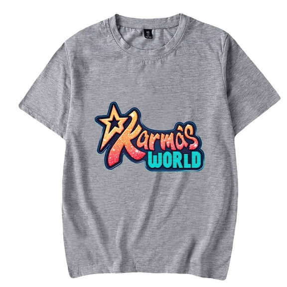 Karma's World Unisex Short Sleeve T-shirts Men Women Streetwear Printing Casual Comedy Harajuku Stylish