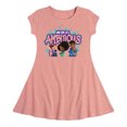thumbnail image 1 of Karma's World - We're So Ambitous - Toddler And Youth Girls Fit And Flare Dress, 1 of 1