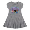 thumbnail image 1 of Karma's World - We're So Ambitous - Toddler And Youth Girls Fit And Flare Dress, 1 of 1