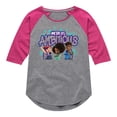 thumbnail image 1 of Karma's World - We're So Ambitous - Toddler And Youth Girls Raglan Graphic T-Shirt, 1 of 4