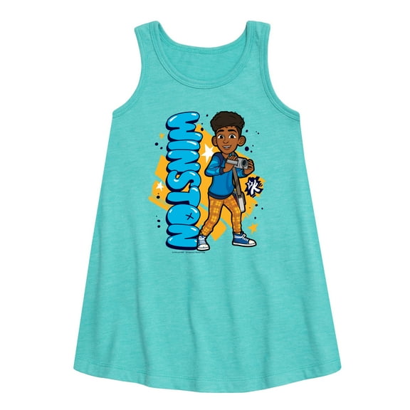 Karma's World - Winston - Graffiti Style - Toddler & Youth Girls A-line Dress