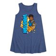 thumbnail image 1 of Karma's World - Winston - Graffiti Style - Toddler & Youth Girls A-line Dress, 1 of 5