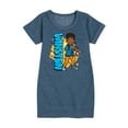 thumbnail image 1 of Karma's World - Winston - Graffiti Style - Toddler & Youth Girls Fleece Dress, 1 of 5