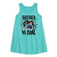 thumbnail image 1 of Karma's World - Winston, Karma, & Alex - Together We Shine - Toddler & Youth Girls A-line Dress, 1 of 4