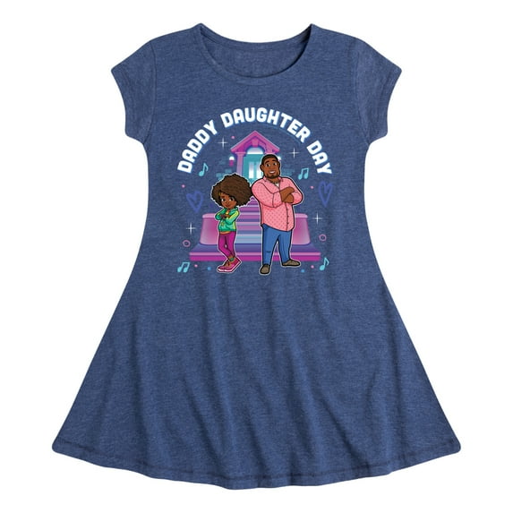 Karma's Wrold - Daddy Daughter Day - Toddler & Youth Girls Fit & Flare Dress