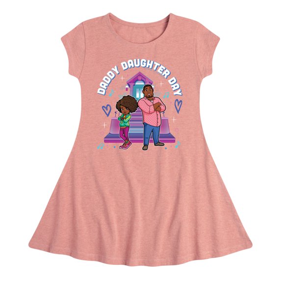 Karma's Wrold - Daddy Daughter Day - Toddler & Youth Girls Fit & Flare Dress