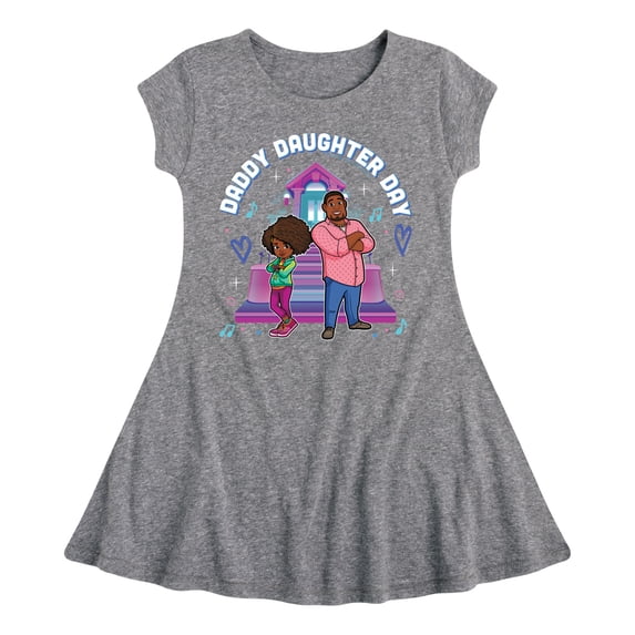 Karma's Wrold - Daddy Daughter Day - Toddler & Youth Girls Fit & Flare Dress