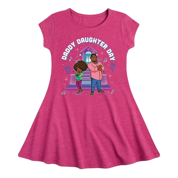 Karma's Wrold - Daddy Daughter Day - Toddler & Youth Girls Fit & Flare Dress